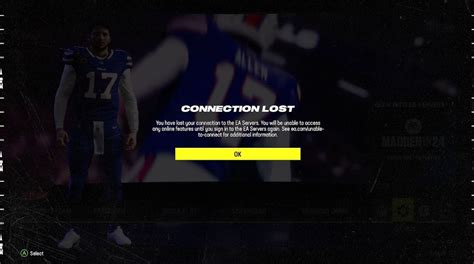 madden 24 connection error|madden 24 server connection.